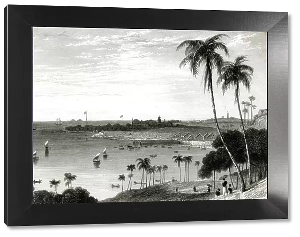 Bombay, Mumbai, India circa 1839