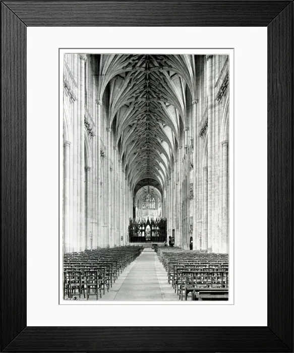 Framed Print : The Nave, Winchester Cathedral looking East Framed Print : The Nave, Winchester Cathedral looking East