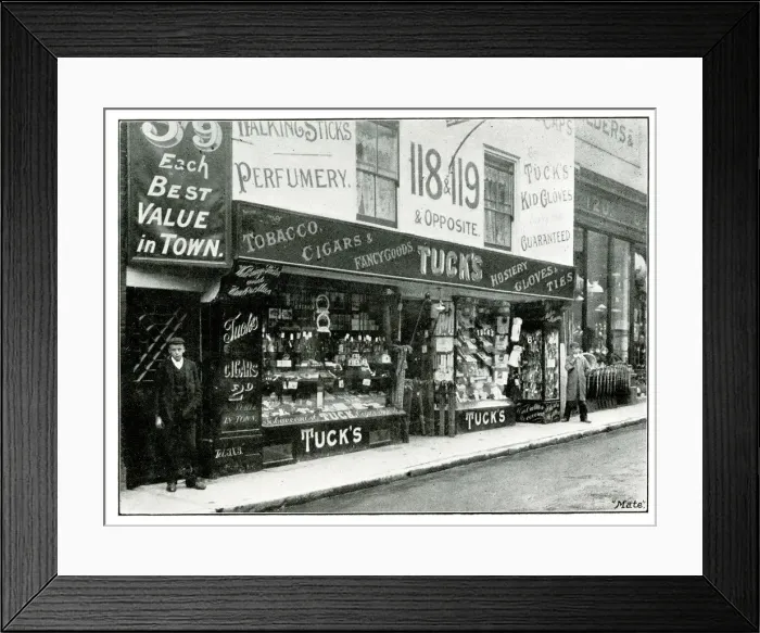 Framed Print : C. Tuck, Fancy Goods Tobacconist, East Street, Southampton Framed Print : C. Tuck, Fancy Goods Tobacconist, East Street, Southampton