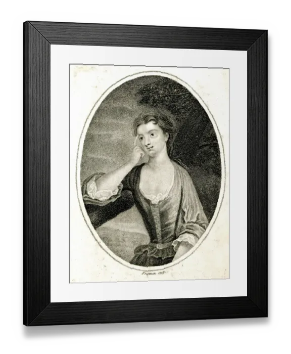 Framed Print : Young Lady Mary Pierrepont, later Lady Mary Wortley Montagu Framed Print : Young Lady Mary Pierrepont, later Lady Mary Wortley Montagu