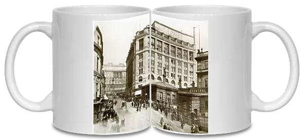 Ranelagh Street and Entrance to Central Station, Liverpool