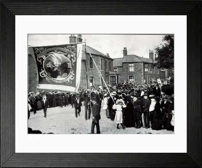 Framed Print : Accrington Co-Operative Society Jubillee Procession 2 1910 Framed Print : Accrington Co-Operative Society Jubillee Procession 2 1910