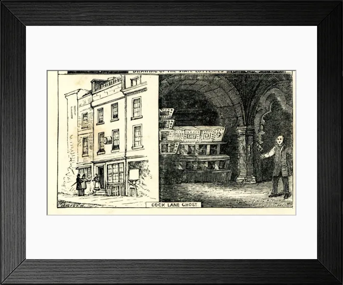 Framed Print : Cock Lane Ghost, adjacent to Smithfield Market, London Framed Print : Cock Lane Ghost, adjacent to Smithfield Market, London