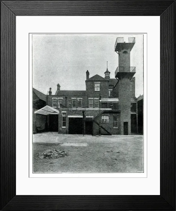 Framed Print : Wimbledon New Fire Station, back view Framed Print : Wimbledon New Fire Station, back view