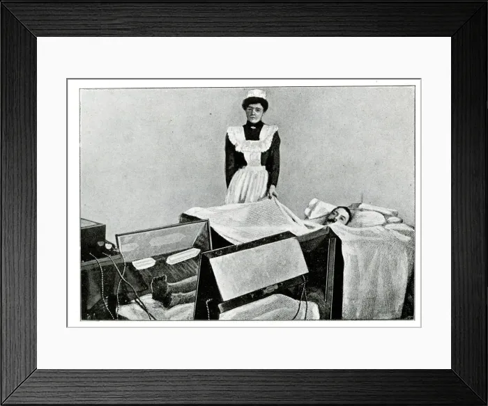 Framed Print : The Dowsing Radiant Heat and Light Treatment Framed Print : The Dowsing Radiant Heat and Light Treatment