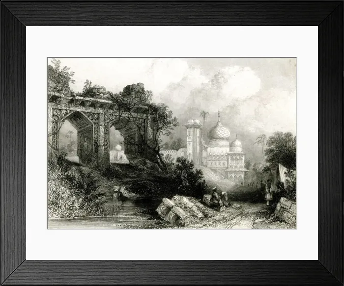 Framed Print : Ruins of Monea, India Framed Print : Ruins of Monea, India