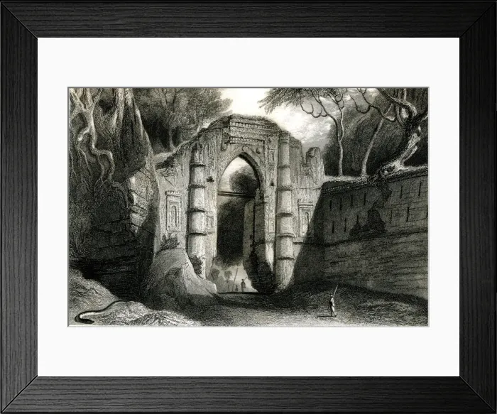 Framed Print : Kutnallee Gate, Gour, India Framed Print : Kutnallee Gate, Gour, India