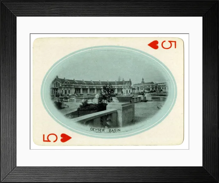 Framed Print : Geyser Basin Framed Print : Geyser Basin
