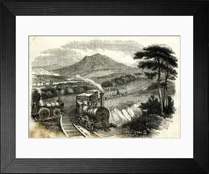 Framed Print : Prosser Guide Wheel System of Wooden Railways Framed Print : Prosser Guide Wheel System of Wooden Railways