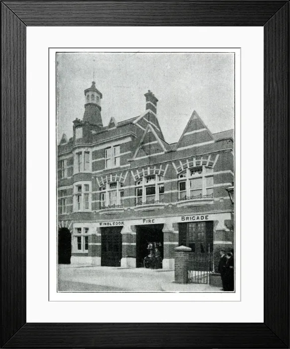 Framed Print : Wimbledon New Fire Station, front view Framed Print : Wimbledon New Fire Station, front view