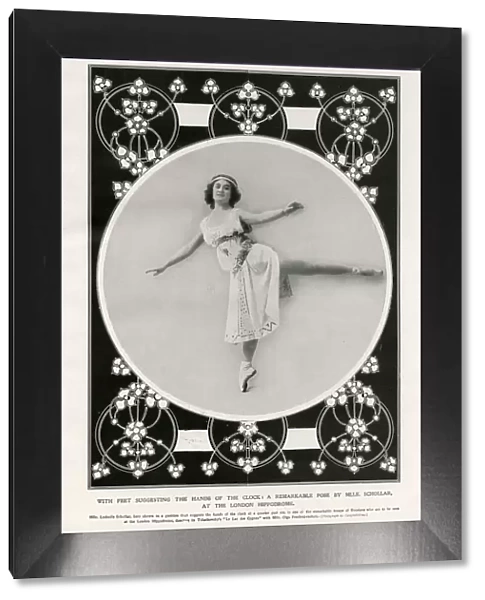 The Witching Houri! A Quarter Past Six! A remarkable pose by Russian Dancer Mlle
