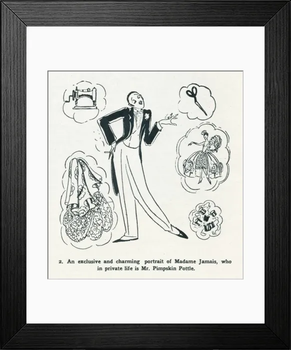 Framed Print : Anna Zinkiesen, Mariegolds Dress Designer - 2. An Exclusive Framed Print : Anna Zinkiesen, Mariegolds Dress Designer - 2. An Exclusive