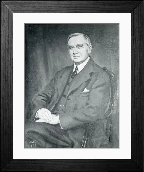 Framed Print : Griffith Brewer, portrait as President R. Ae. S Framed Print : Griffith Brewer, portrait as President R. Ae. S