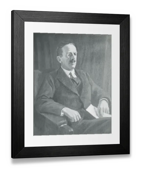 Framed Print : Sir Sefton Brancker - Portrait as President R. Ae. S Framed Print : Sir Sefton Brancker - Portrait as President R. Ae. S