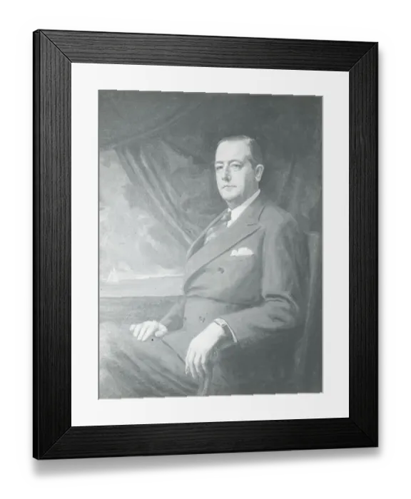 Framed Print : Sir Richard Fairey - Portrait as President R. Ae. S