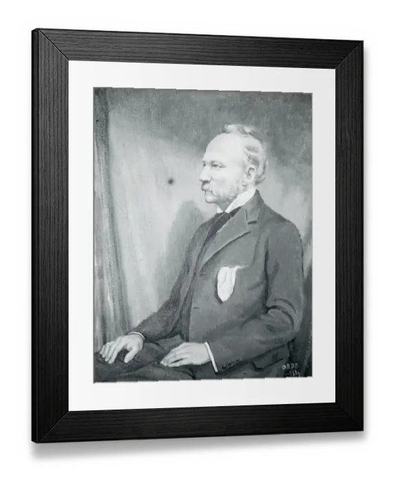 Framed Print : Mr. E. Frost - Portrait as President R. Ae. S Framed Print : Mr. E. Frost - Portrait as President R. Ae. S