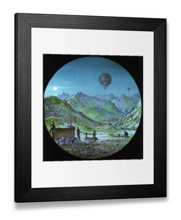 Framed Print : Nansens Fram Expedition, launching meteorological balloon Framed Print : Nansens Fram Expedition, launching meteorological balloon