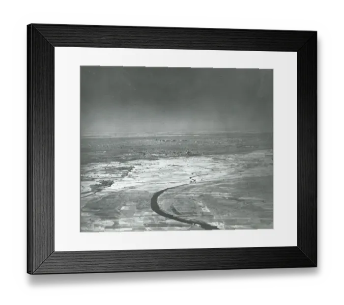Framed Print : New Delhi: distant view from air Framed Print : New Delhi: distant view from air