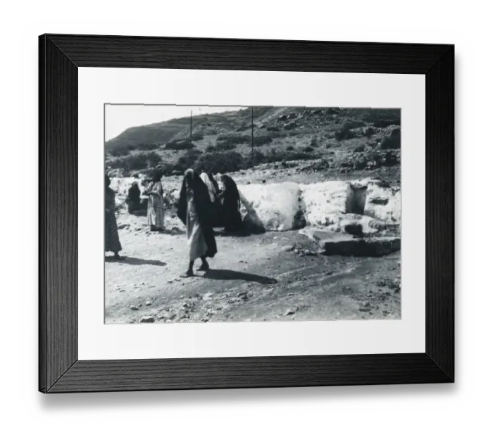 Framed Print : Hot springs at Galilee (ground view) Framed Print : Hot springs at Galilee (ground view)
