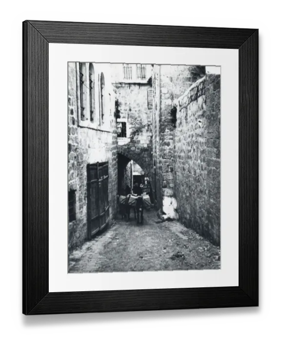 Framed Print : Street in Jerusalem Framed Print : Street in Jerusalem