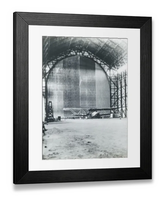 Framed Print : Airship hanger, Karachi Air Post (ground view) Framed Print : Airship hanger, Karachi Air Post (ground view)