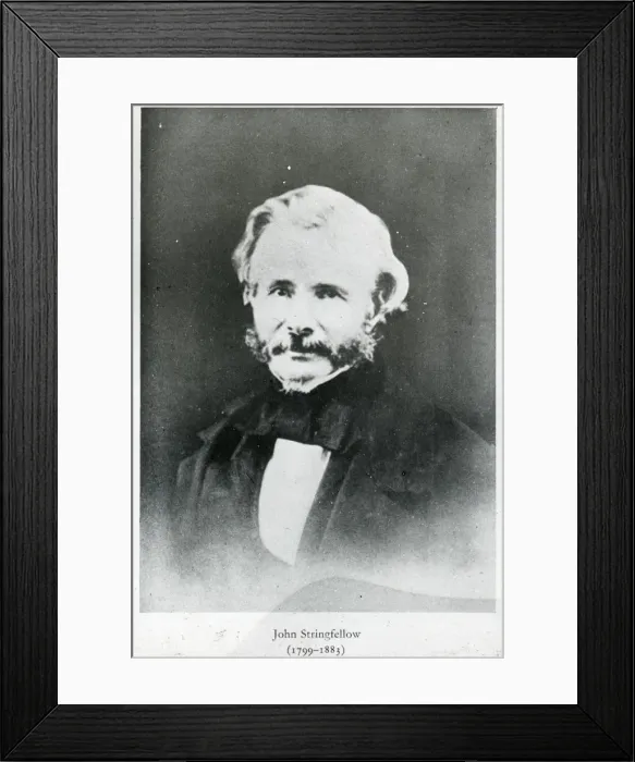 Framed Print : John Stringfellow (1799-1883) Framed Print : John Stringfellow (1799-1883)
