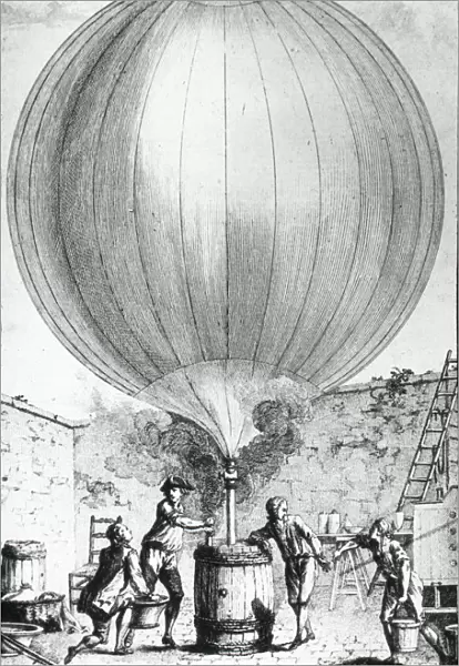 Inflation of Charles balloon