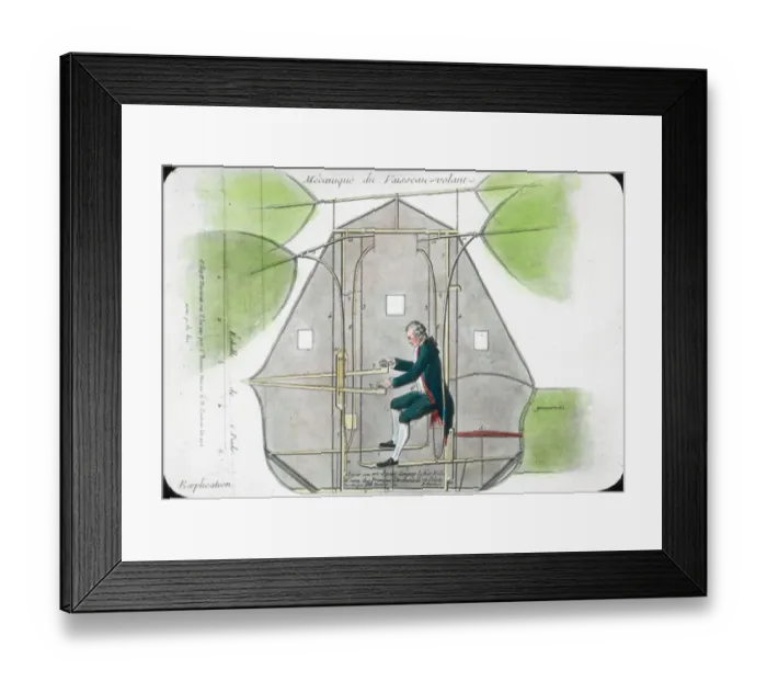 Framed Print : Blanchards Vaisseau-Volant