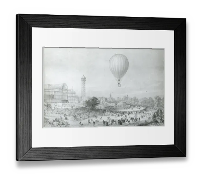 Framed Print : Coxwells ascent at Crystal Palace Framed Print : Coxwells ascent at Crystal Palace