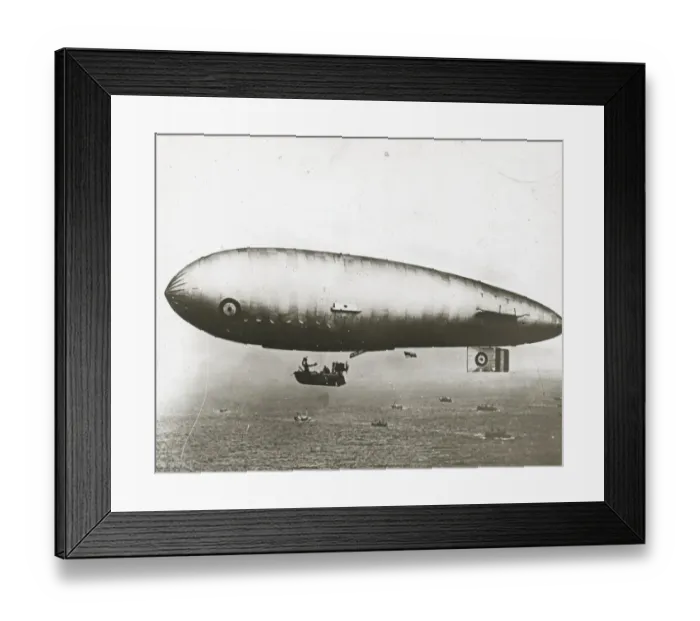 Framed Print : SS. Z type airship on convoy Framed Print : SS. Z type airship on convoy