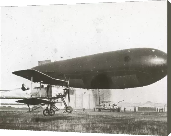 Army Airship Delta on ground