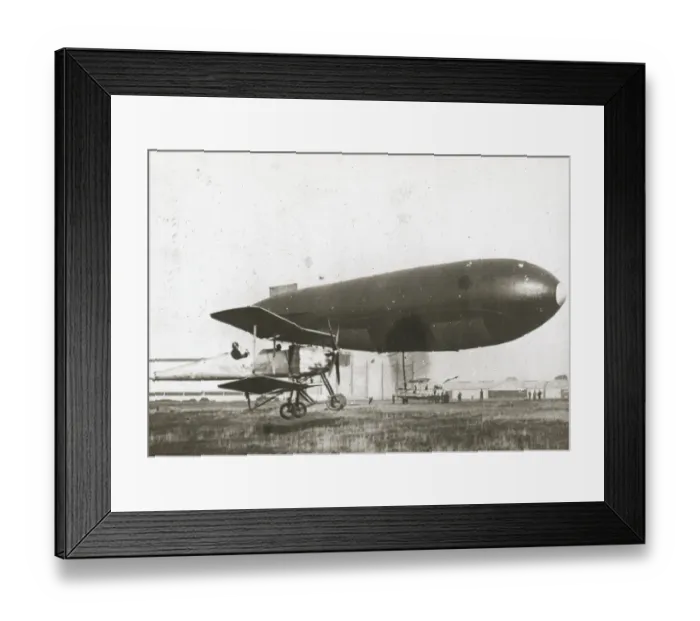 Framed Print : Army Airship Delta on ground Framed Print : Army Airship Delta on ground