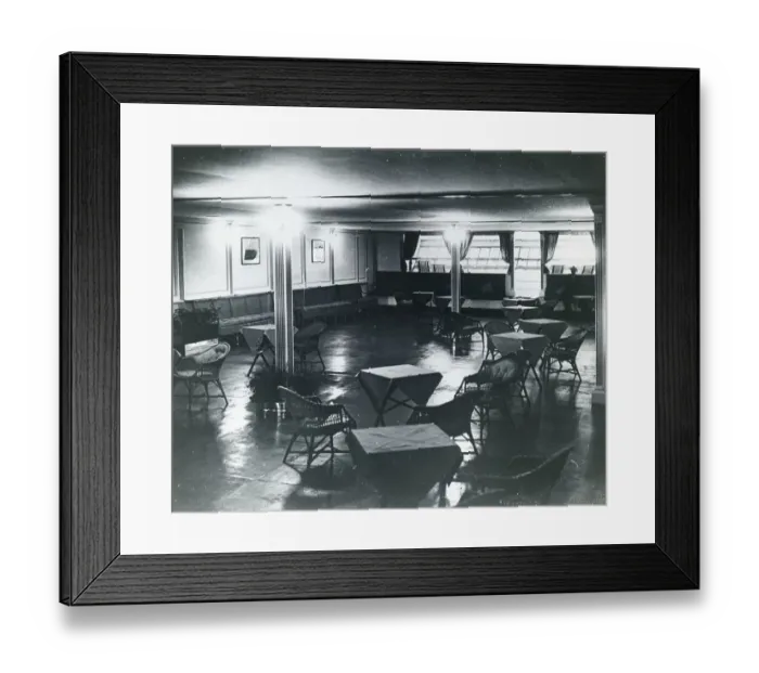 Framed Print : Airship R. 101 lounge Framed Print : Airship R. 101 lounge