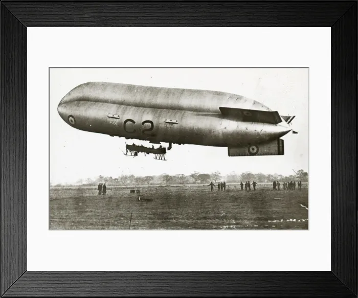 Framed Print : Airship C2 taking off Framed Print : Airship C2 taking off
