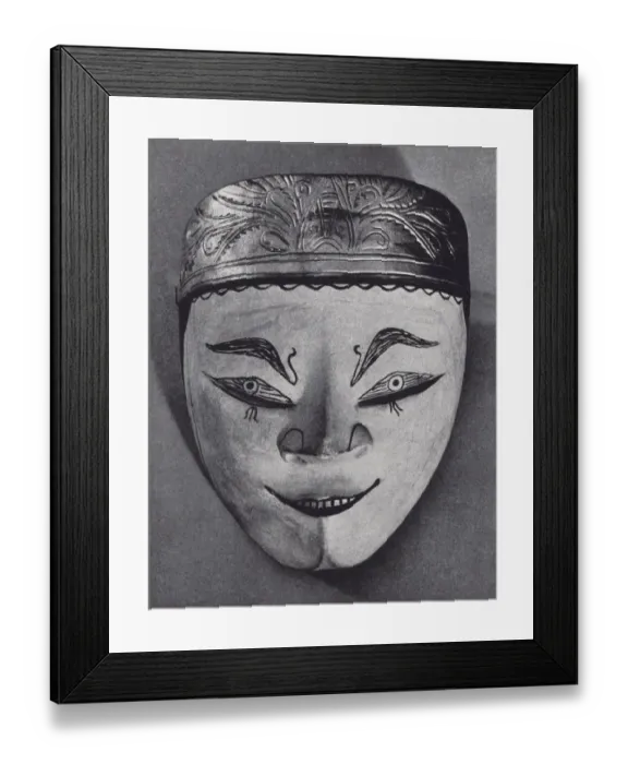 Framed Print : Tribal mask Framed Print : Tribal mask