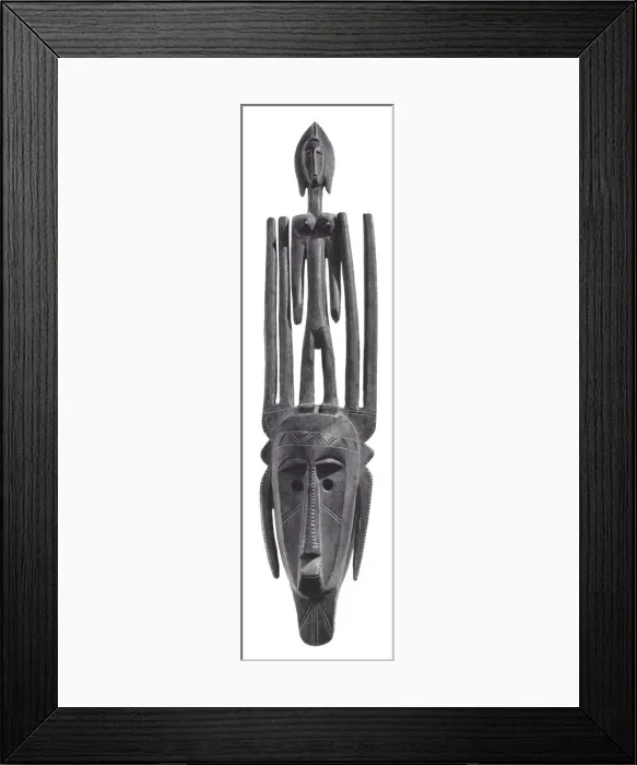 Framed Print : Tribal mask Framed Print : Tribal mask