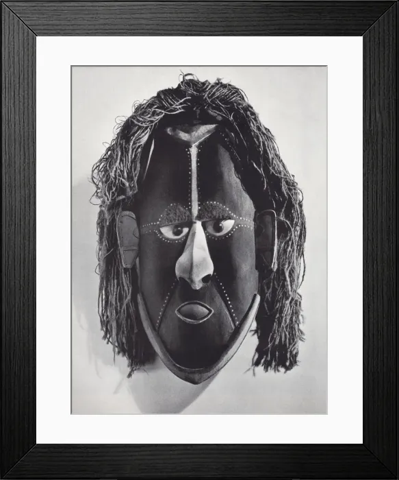 Framed Print : Tribal mask Framed Print : Tribal mask
