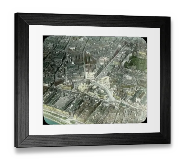 Framed Print : Aerial view of Aldwych