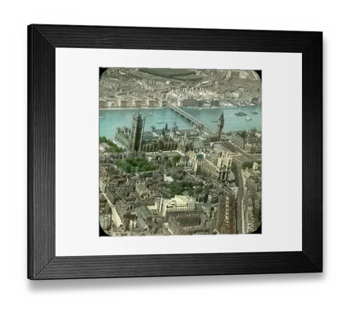 Framed Print : Aerial view of Houses of Parliament Framed Print : Aerial view of Houses of Parliament