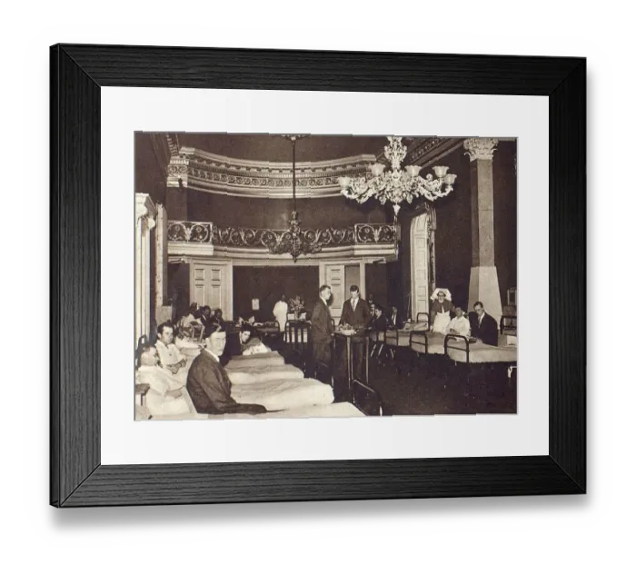 Framed Print : A Grand English Country Home - Goodwood House in Sussex - converted to a modern war Framed Print : A Grand English Country Home - Goodwood House in Sussex - converted to a modern war