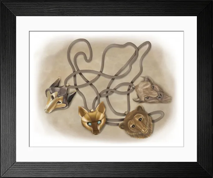 Framed Print : Amulet totem Framed Print : Amulet totem