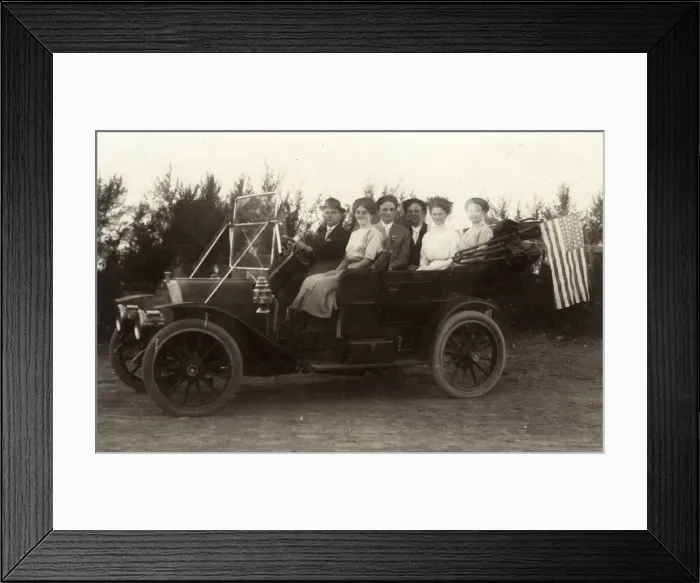Framed Print : Velie Vintage Car