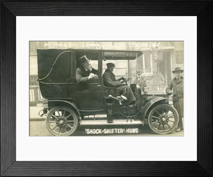 Framed Print : C1908 Austin Vintage Car - Landaulet Framed Print : C1908 Austin Vintage Car - Landaulet