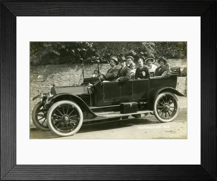 Framed Print : 1913 Studebaker Vintage Car Framed Print : 1913 Studebaker Vintage Car
