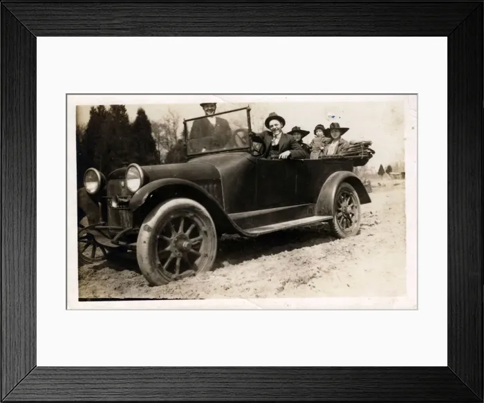 Framed Print : Chalmers Vintage Car Framed Print : Chalmers Vintage Car