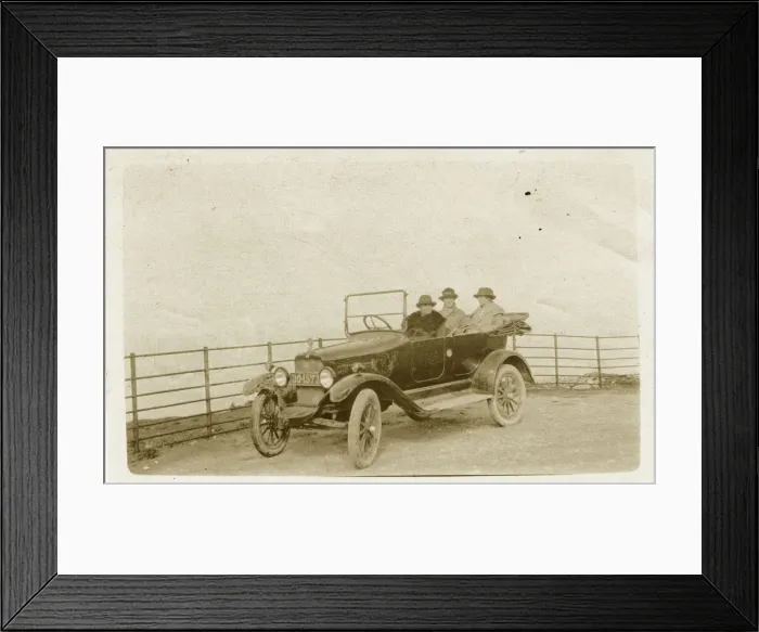 Framed Print : Overland Vintage Car Framed Print : Overland Vintage Car