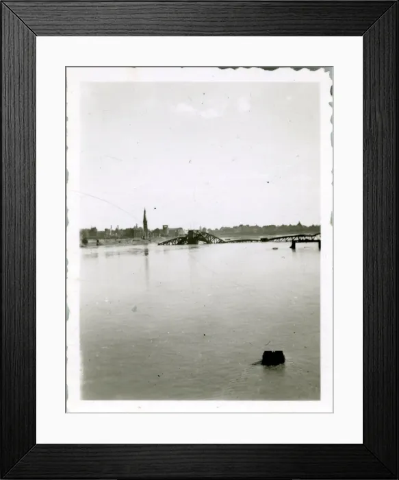 Framed Print : The Destroyed Oberkasseler Bridge - End of World War Two Framed Print : The Destroyed Oberkasseler Bridge - End of World War Two