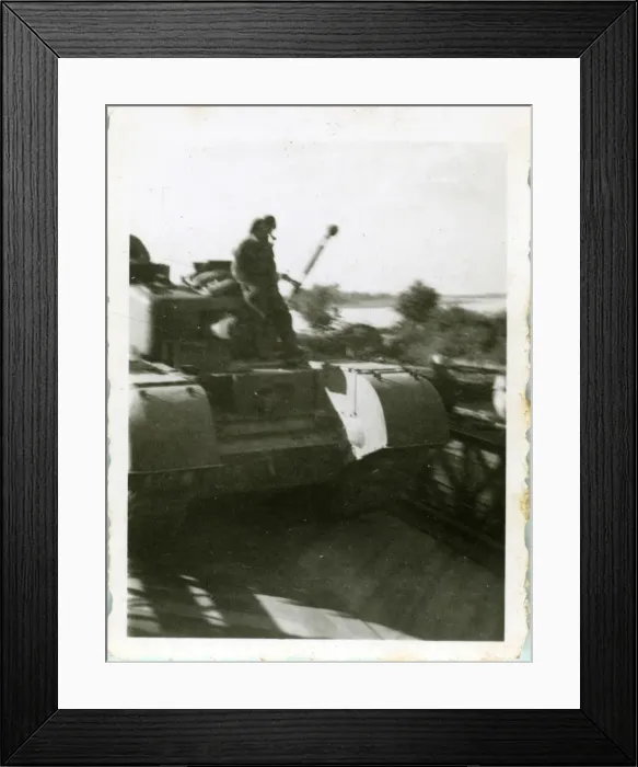 Framed Print : British Army Royal Engineers building The Freeman Bridge Framed Print : British Army Royal Engineers building The Freeman Bridge