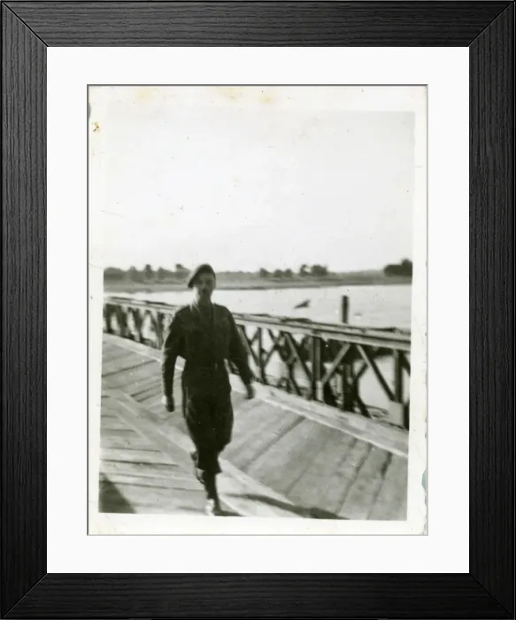 Framed Print : British Army Royal Engineers building The Freeman Bridge Framed Print : British Army Royal Engineers building The Freeman Bridge