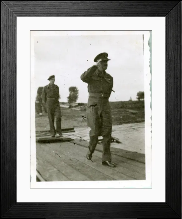 Framed Print : British Army Royal Engineers building The Freeman Bridge Framed Print : British Army Royal Engineers building The Freeman Bridge